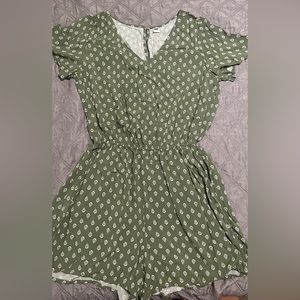 Olive Green Romper